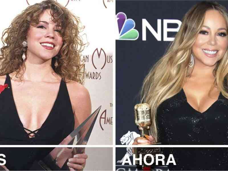 17 fotos que muestran la drástica transformación de Mariah Carey Ahora