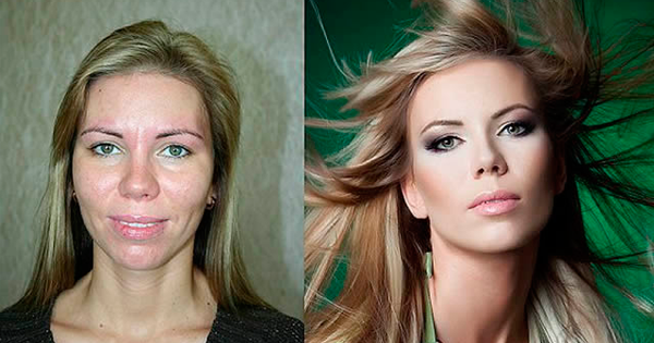25 imágenes que te demostrarán que no hay mujeres feas sino “mal arregladas”. ¡Increíble lo que hace el maquillaje!