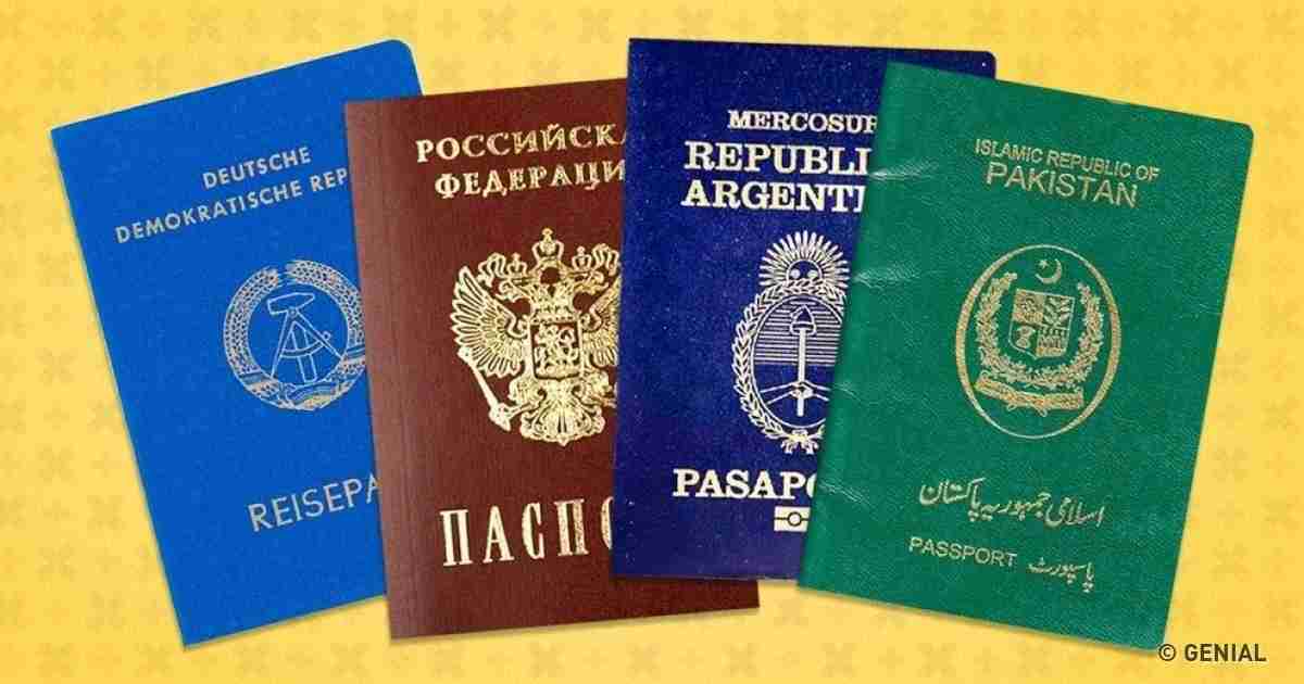 Todos Los Pasaportes Del Mundo Vienen Solo En Cuatro Colores Y Esta Es La Razón 7326