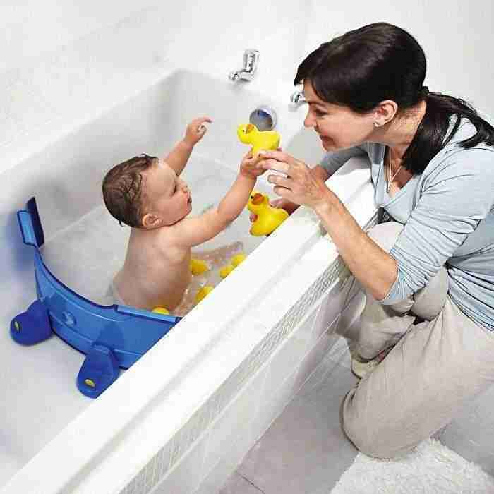 Ahorrador de agua y espacio en la bañera