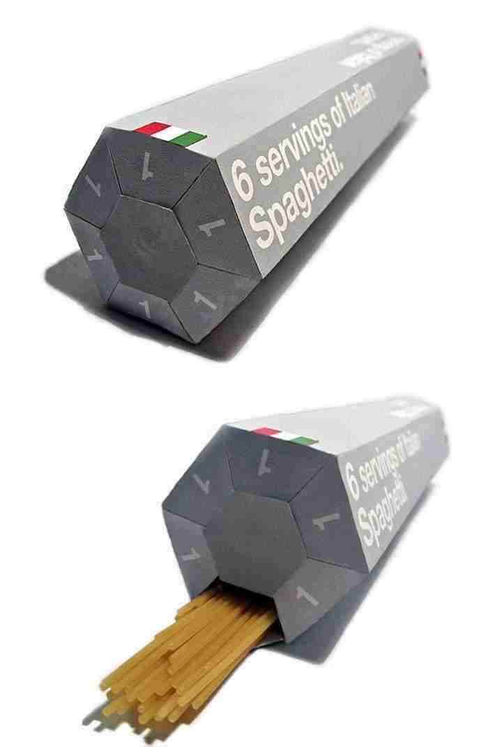 6 raciones de espagueti italiano