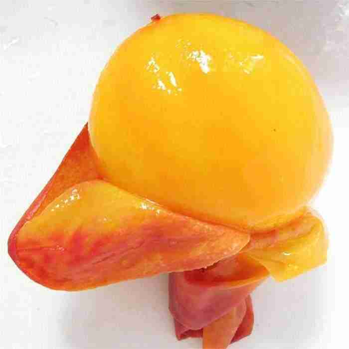This Is What A Peeled Peach Looks Like