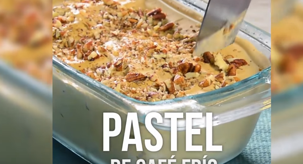 Pastel de Café Frío de 4 Ingredientes Sin Horno