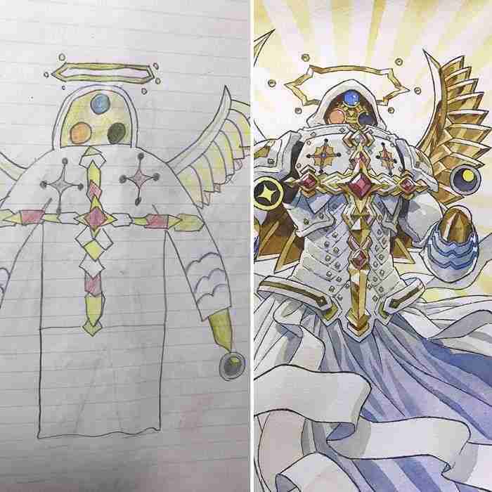Dad Turns His Sons’ Doodles Into Anime Characters, And The Result Is Amazing (Part III)