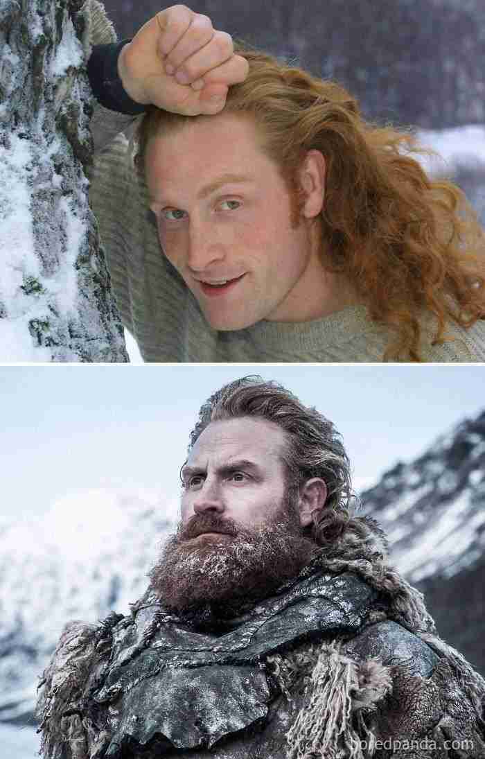 Young Kristofer Hivju And As Tormund Giantsbane (In GoT)