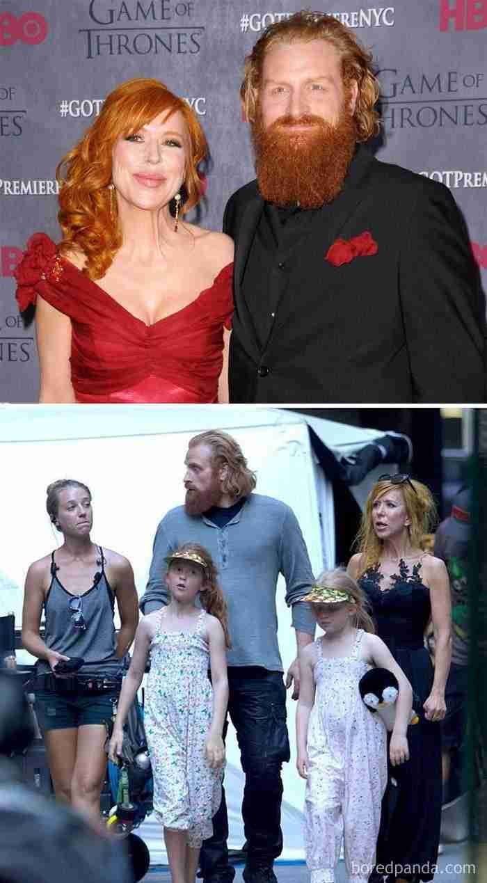 Kristofer Hivju (Tormund Giantsbane) Y Su Esposa, La Periodista Gry Molvær Hivju