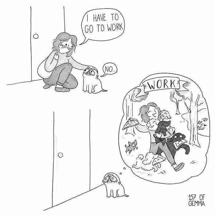 10+ Adorable Comics That Hilariously Sum Up What It's Like Living With A Dog