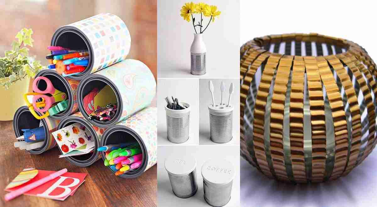 18 creativas formas para reutilizar las latas de aluminio