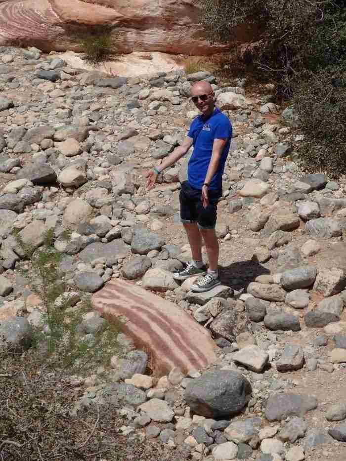 Roca que parece bacon