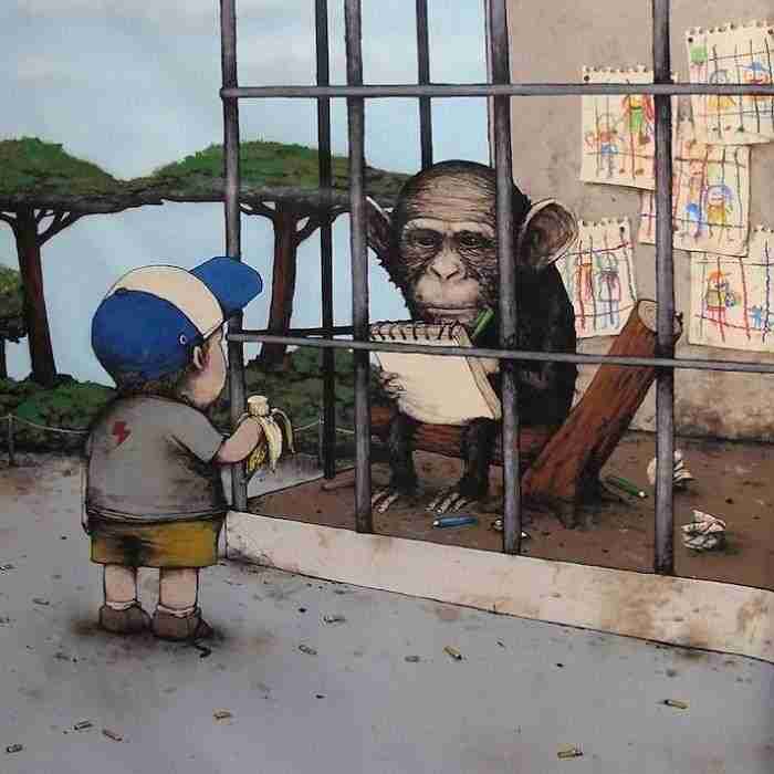 25+ Controversial Illustrations By The French Banksy That Will Make You Think