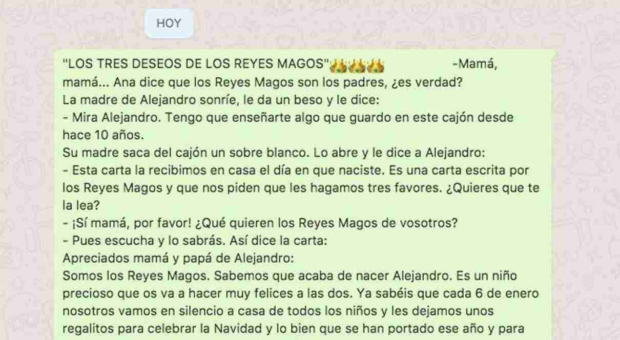 La emotiva carta viral de los Reyes Magos que sirve para 