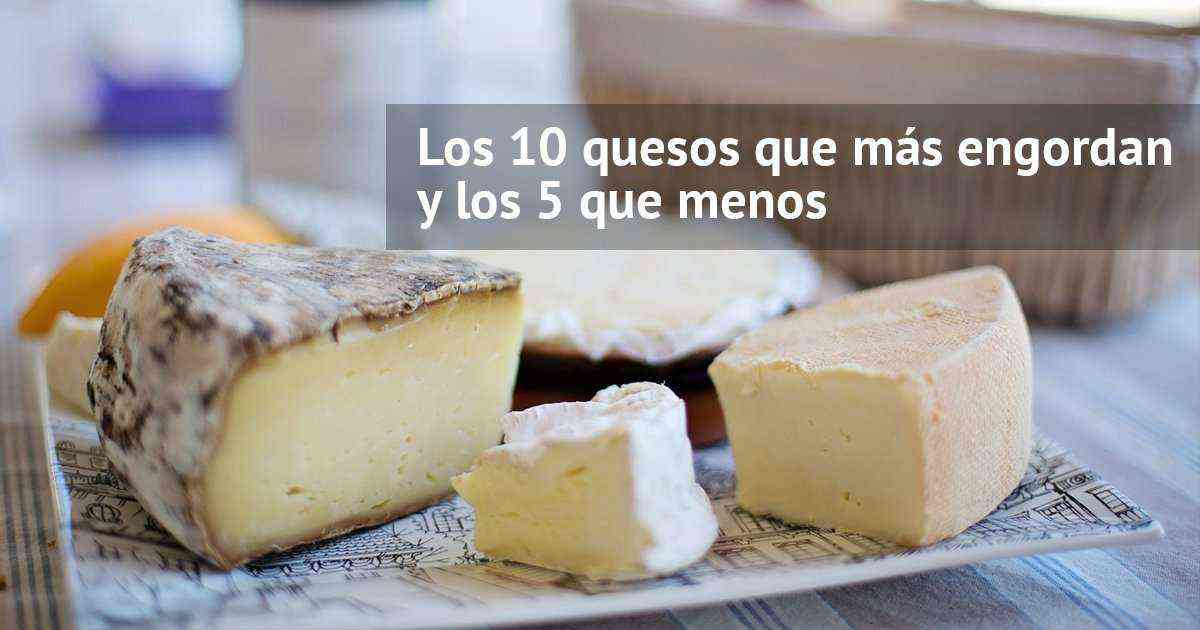 10 quesos que debes evitar (y 5 que puedes comer tranquilamente