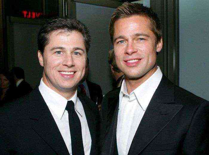 Brad Pitt y su hermano Doug