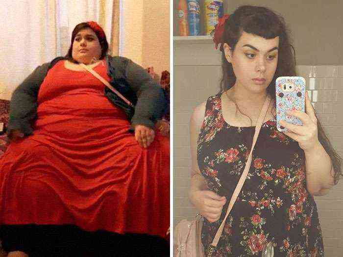 Amber Rachdi, de 299 a 107 kilos