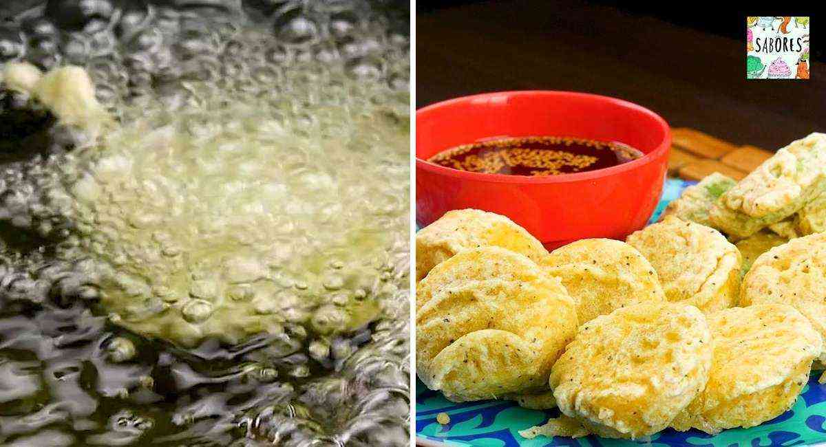 Tempura de banana y aguacate