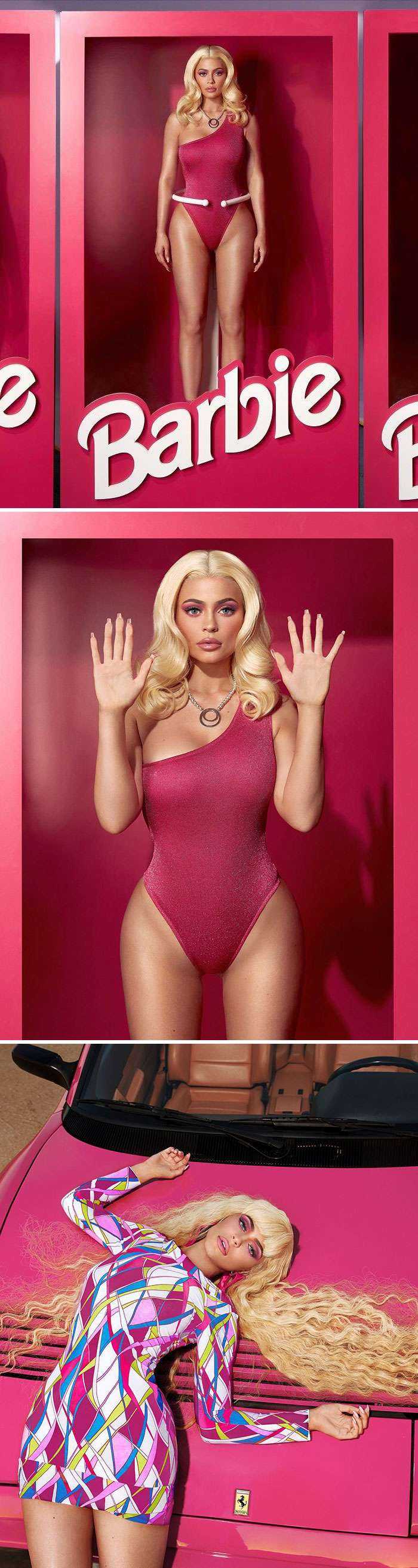 Kylie Jenner como Barbie