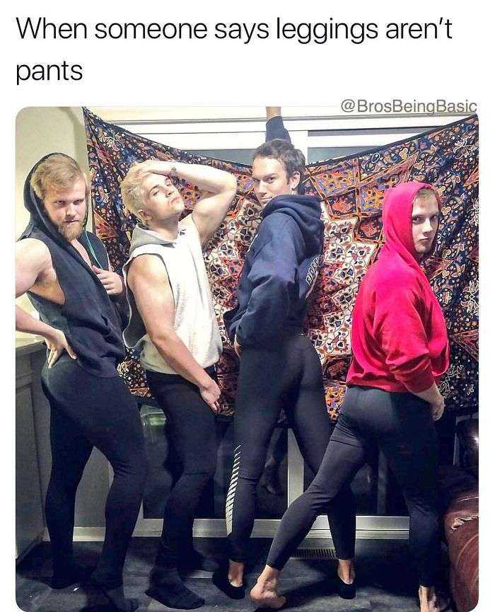 Cuando alguien dice que los leggings no son pantalones