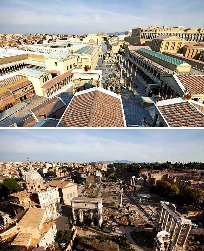 Foro romano desde el Tabulario