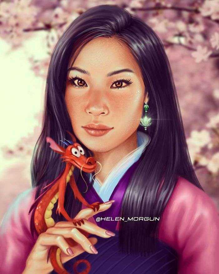 Lucy Liu como Mulan