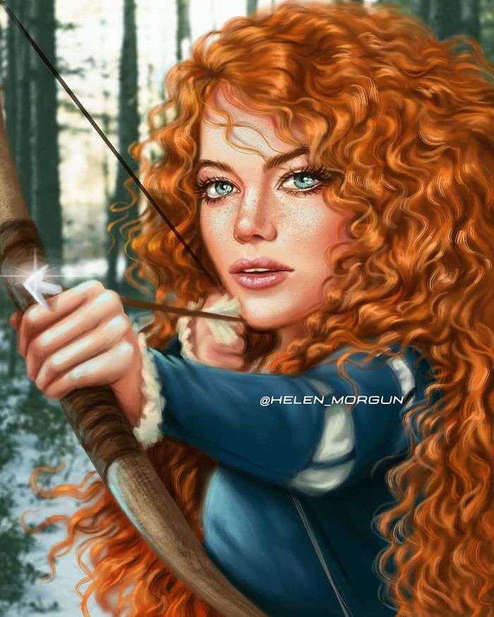 Emma Stone como Merida