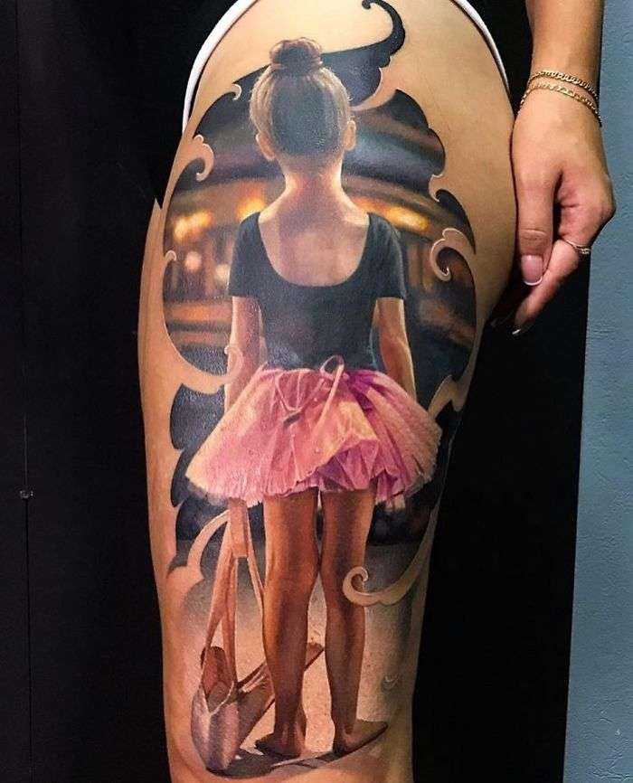 Leg Tattoo