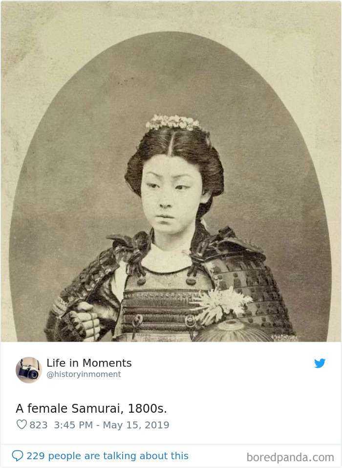 Mujer samurai, 1800 aprox.