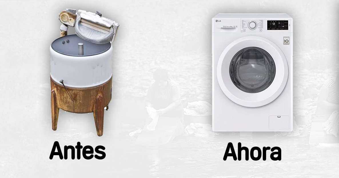 Un repaso por la historia de la lavadora: de lavar a mano ...