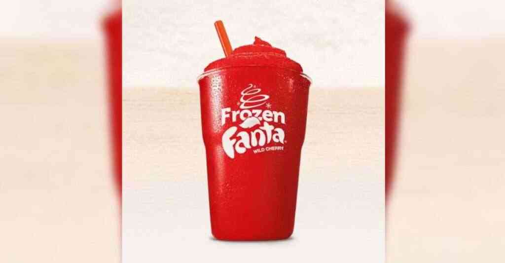 Burger King ahora tiene un frappé con fanta de cereza silvestre. Sabor