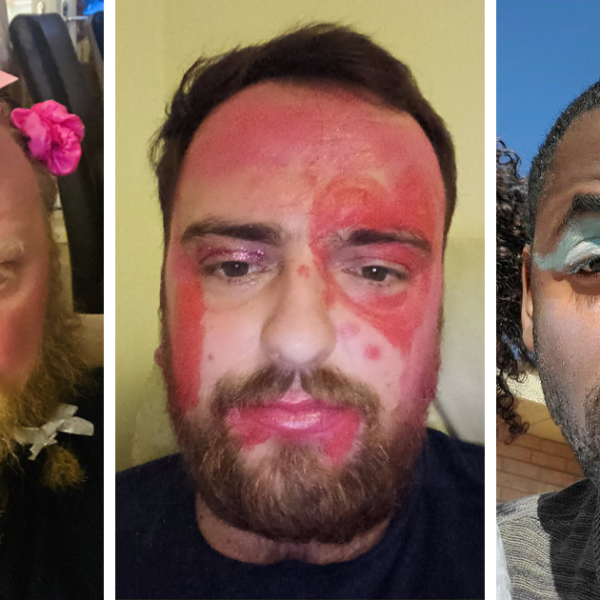 20 Padres usados por sus hijas para hacer experimentos de maquillaje, tan divertidos como reconfortantes