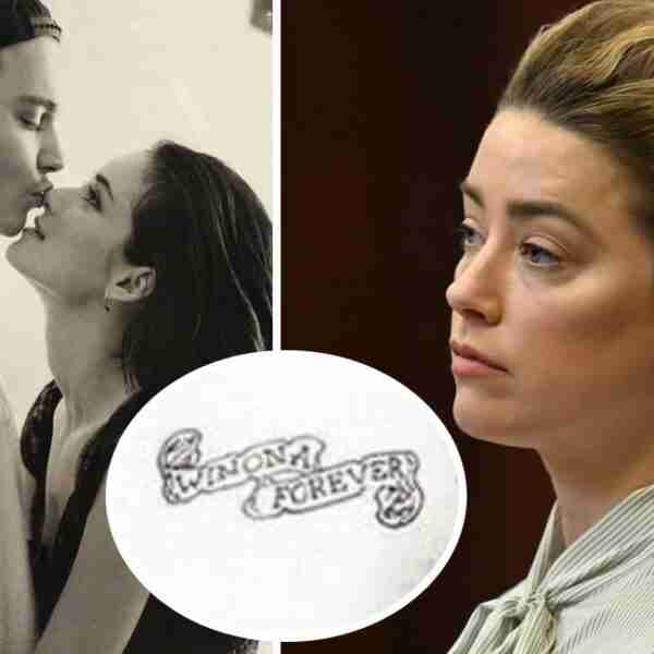 Johnny Depp reveló que Amber Heard odiaba el tatuaje icónico en honor a Winona Ryder