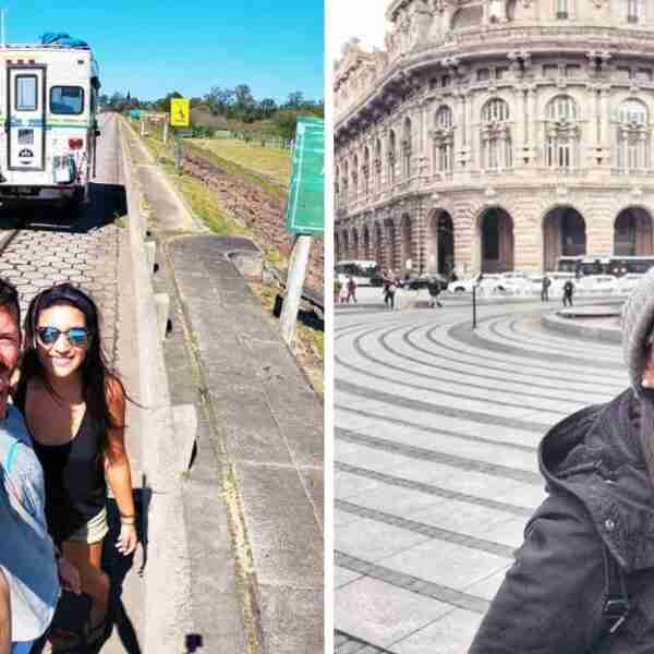 Pareja vendió su casa y ahorró por 3 años para viajar por el mundo: “Día a día buscamos lugares”
