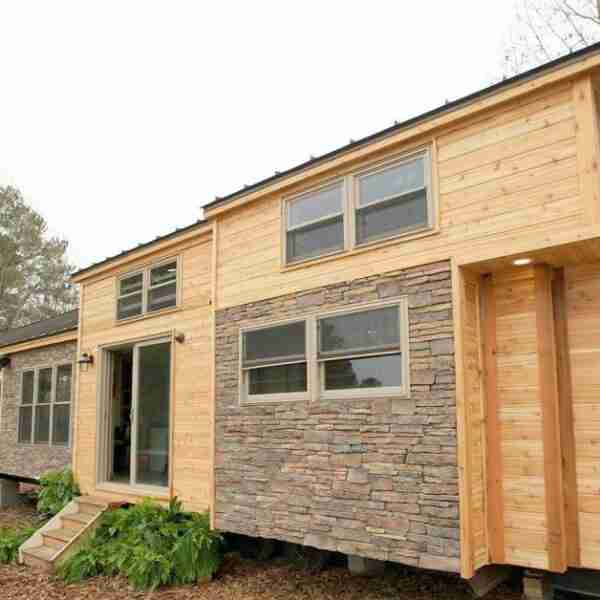 Una pareja se viraliza al transformar radicalmente una cabaña de 40 metros cuadrados