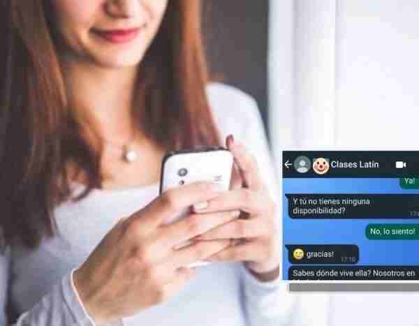 Una profesora se hace viral en Twitter enseñando una conversación de WhatsApp racista