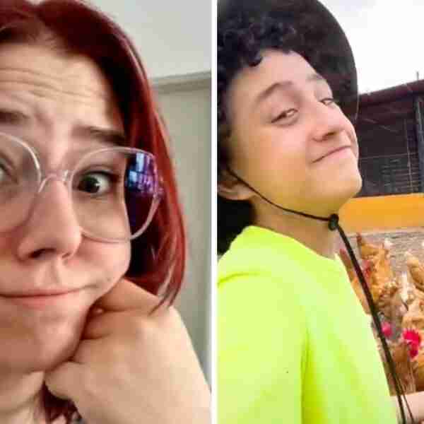 Vegana criticó a un niño granjero en TikTok por criar gallinas y este la educa: “Son mis mascotas”