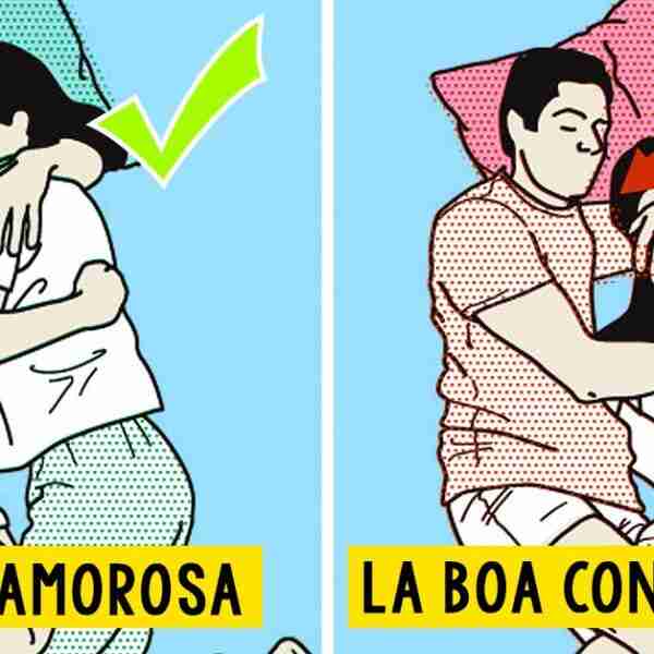 10 Posiciones en la cama que deberías usar cuando duermes con alguien
