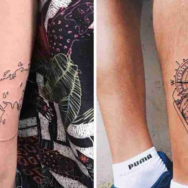 10 Tatuajes perfectos para los amantes de los viajes