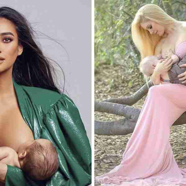 10 famosas que han derribado los “tabúes” de amamantar en público y prueban que es totalmente normal