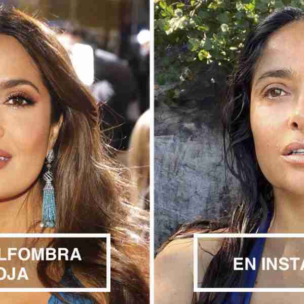 9 famosas que parecen reinas en la alfombra roja, pero en Instagram lucen como cualquiera