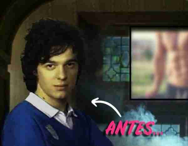 El cambio físico de Fernando Tielve tras interpretar a Cayetano en ‘El Internado’