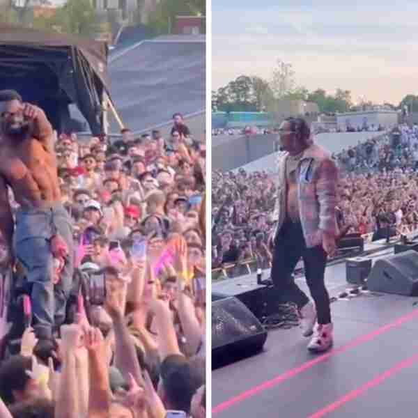 Fan en silla de ruedas se robó el show cuando rapero lo subió al escenario. Hizo flexiones de cabeza