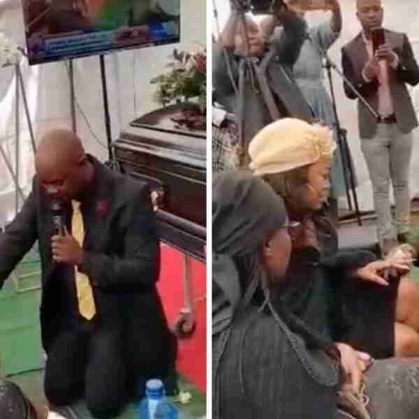 Hombre le propuso matrimonio a su novia en medio del funeral de su padre. No le importó su dolor