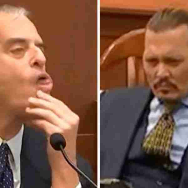 Johnny Depp reaccionó confundido ante extraño comportamiento de testigo de Amber Heard en el juicio