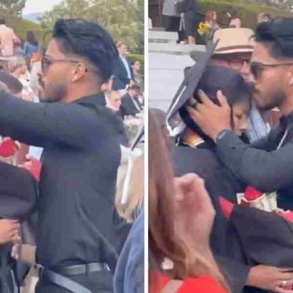 Joven le puso su vestido de graduación a su madre para dedicarle su logro: “Los títulos son tuyos”