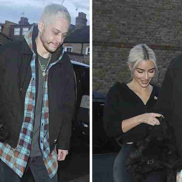 Kim Kardashian y Pete Davidson fueron vistos “todo sonrisas” mientras iban a cenar juntos