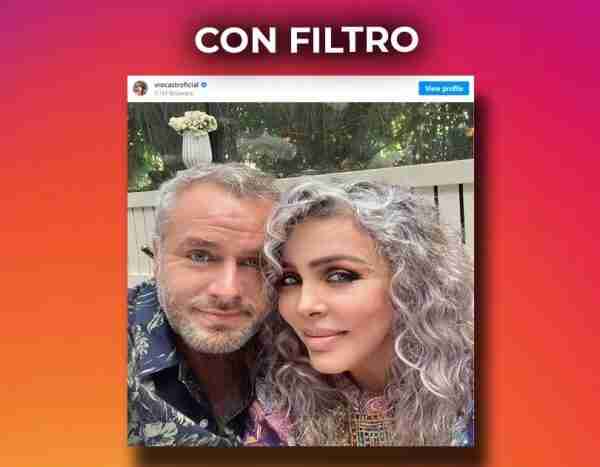 Pillan a Verónica Castro utilizando un filtro y sale a la luz la foto original: ¡El cambio es increíble!
