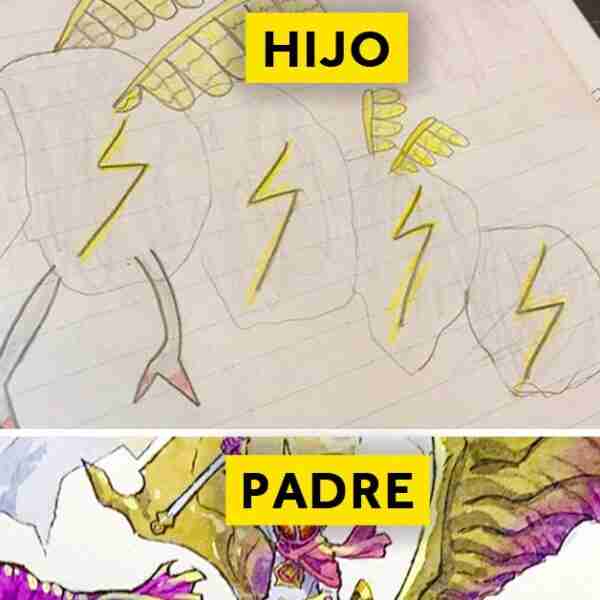 15 Imágenes del Padre que convierte la mente de su hijo en extraordinarias piezas