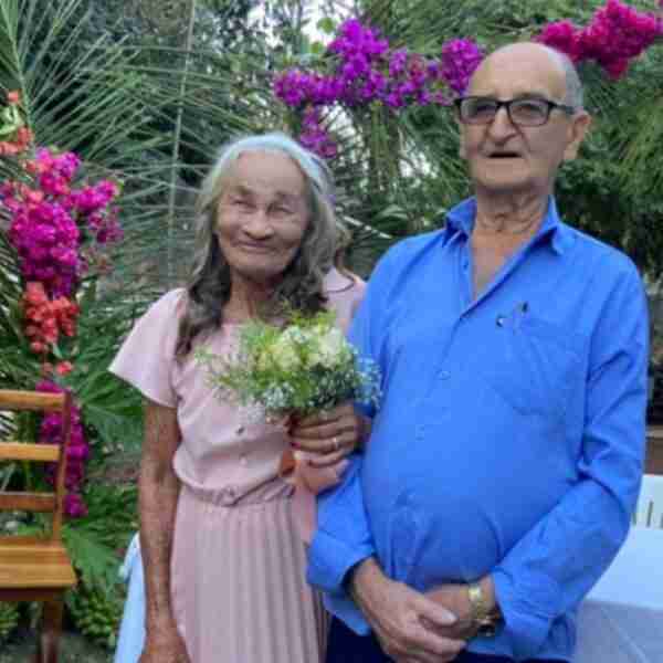 Abuelos de 78 y 92 años se conocieron en un hogar, se enamoraron y se casaron: “El amor no tiene edad”