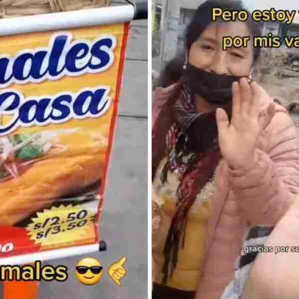 Chica vende tamales junto a su mamá para ayudar en el pago de su universidad. Admiran su acto