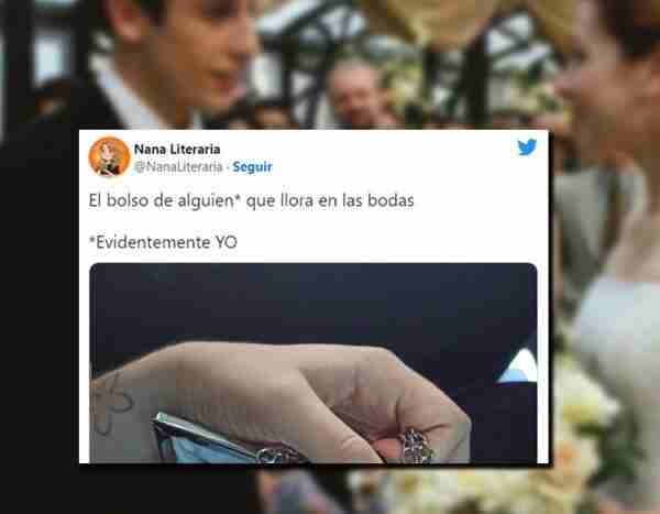 Crea confusión en Twitter al mostrar lo que se ha llevado a una boda