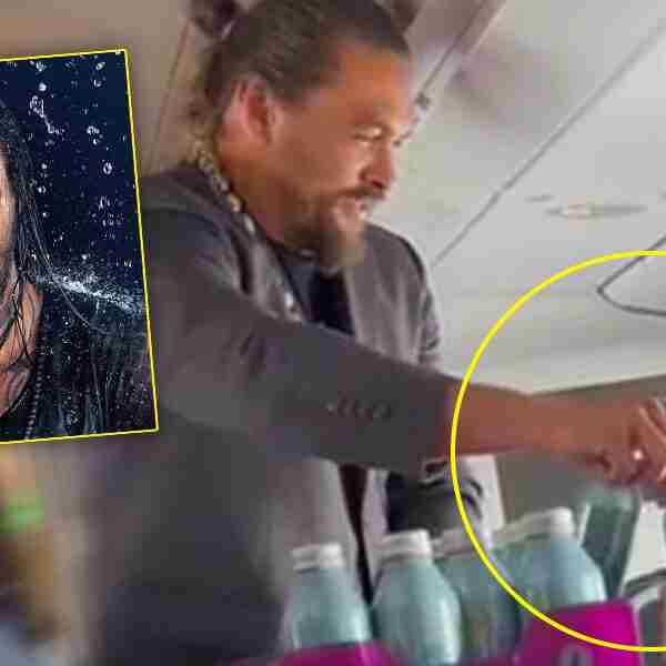 Jason Momoa se hizo pasar por azafato en un vuelo comercial y pocos notaron su presencia